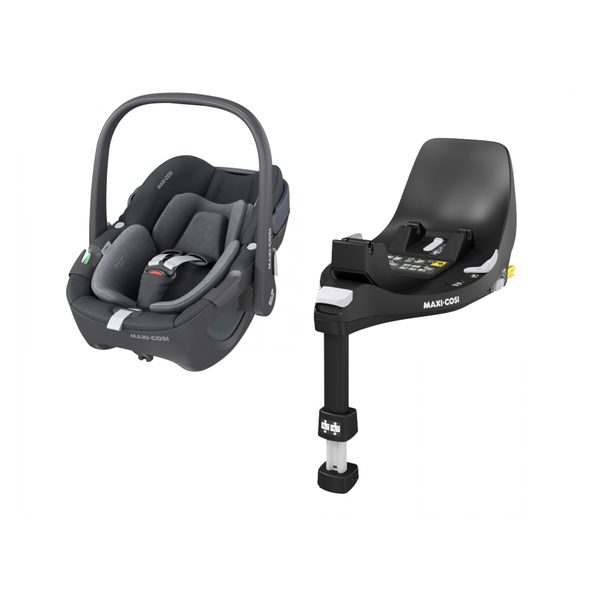 MAXI-COSI PEBBLE 360 AUTOSEDAČKA ESSENTIAL GRAPHITE + MAXI-COSI FAMILYFIX 360 ZÁKLADNA - AUTOSEDAČKY 0-13KG - AUTOSEDAČKY A PŘÍSLUŠENSTVÍ