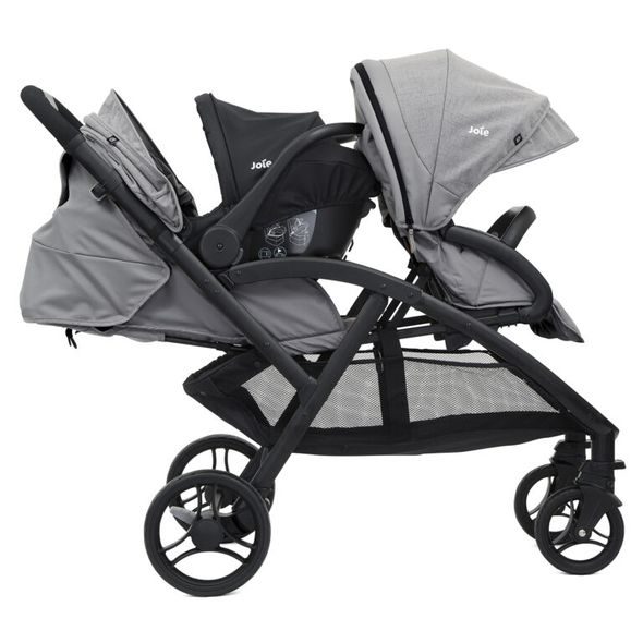 JOIE EVALITE DUO GREY FLANNEL - KOČÁRKY PRO SOUROZENCE - KOČÁRKY A PŘÍSLUŠENSTVÍ