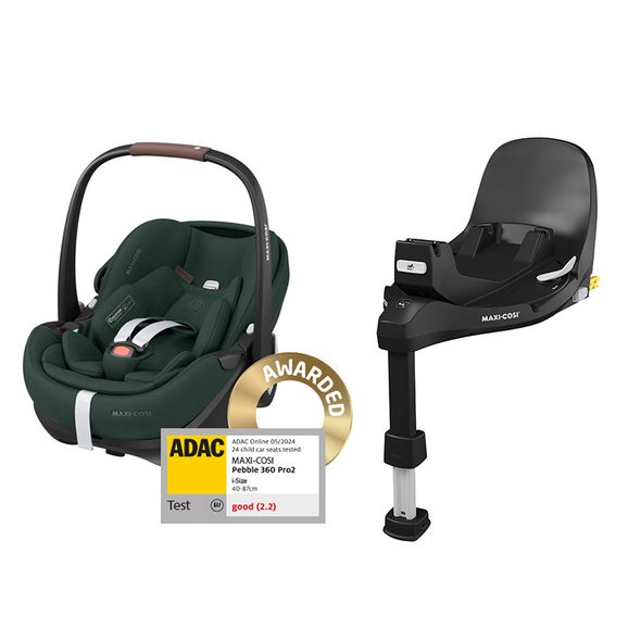 MAXI-COSI PEBBLE 360 PRO 2 AUTOSEDAČKA TWILLIC GREEN + ZÁKLADNA FAMILYFIX 360 PRO - AUTOSEDAČKY 0-13KG - AUTOSEDAČKY A PŘÍSLUŠENSTVÍ