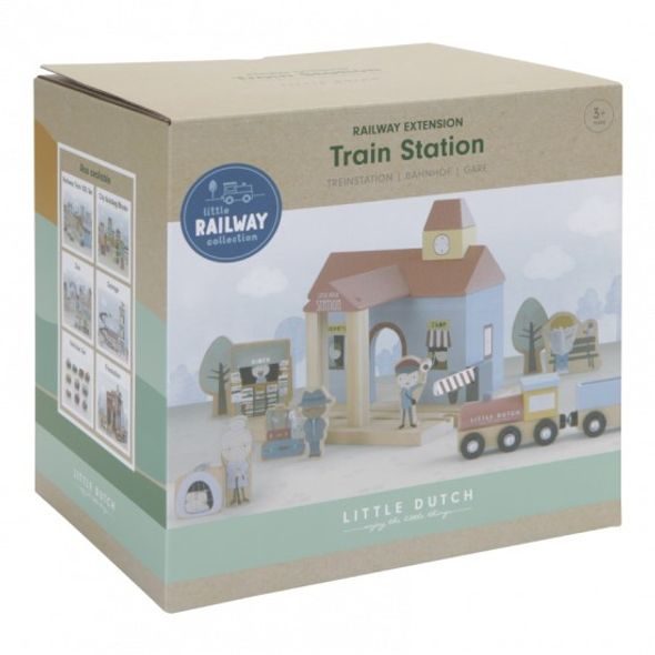 LITTLE DUTCH VLAKOVÁ STANICE - VLÁČKY - PRO DĚTI