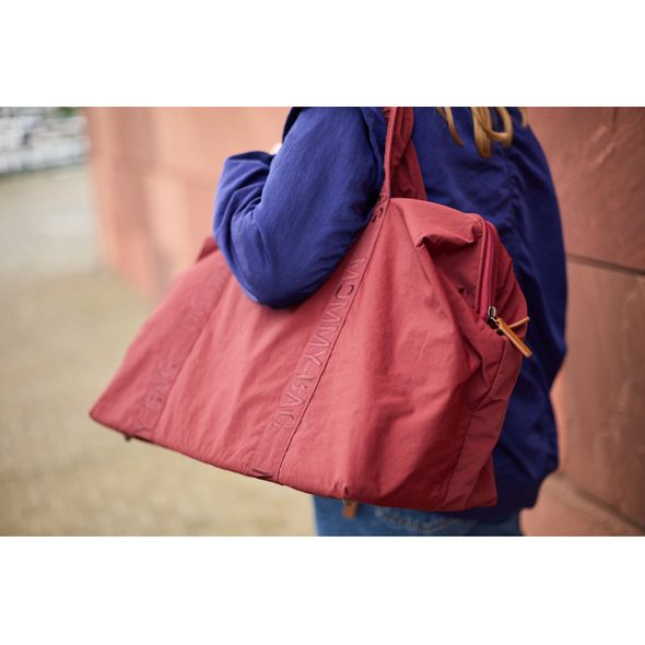 CHILDHOME PŘEBALOVACÍ TAŠKA MOMMY BAG SIGNATURE URBAN BURGUNDY - PŘEBALOVACÍ TAŠKY - KOČÁRKY A PŘÍSLUŠENSTVÍ