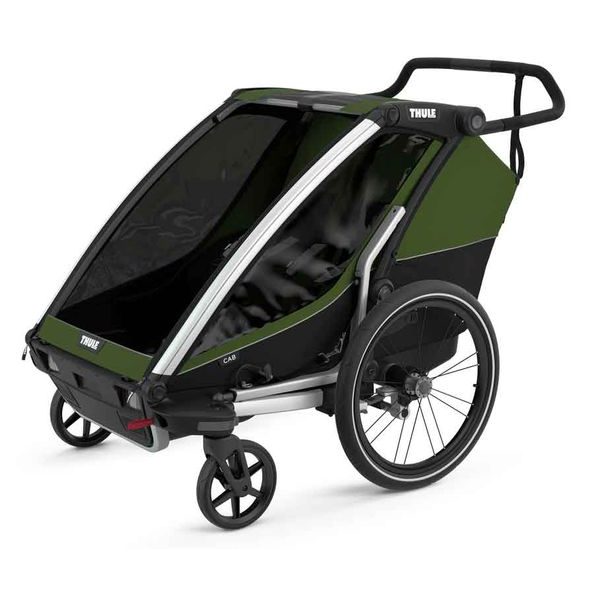 THULE CHARIOT CAB DOUBLE CYPRESS GREEN - VOZÍKY ZA KOLO - NOŠENÍ & SPORT