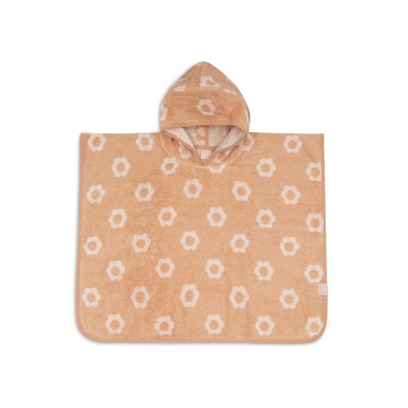JOLLEIN OSUŠKA PONČO FROTÉ JACQUARD FLOWER - OSUŠKY A DĚTSKÉ ŽUPANY - KOUPÁNÍ A ZDRAVÍ