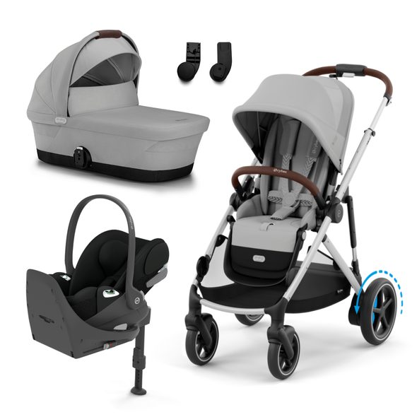 CYBEX E-GAZELLE S 2025 + GAZELLE S COT + CLOUD T I-SIZE + BASE T + ADAPTÉRY - TROJKOMBINACE - KOČÁRKY A PŘÍSLUŠENSTVÍ