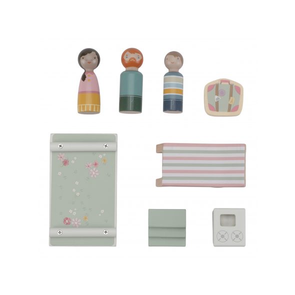 LITTLE DUTCH AUTO S KARAVANEM DŘEVĚNÉ - DŘEVĚNÉ HRAČKY - PRO DĚTI