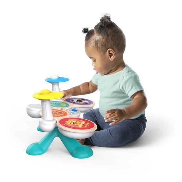 BABY EINSTEIN HRAČKA HUDEBNÍ SET BUBNŮ TOGETHER IN TUNE DRUMS™ CONNECTED MAGIC TOUCH™ HAPE 12M+ - HUDEBNÍ NÁSTROJE - PRO DĚTI