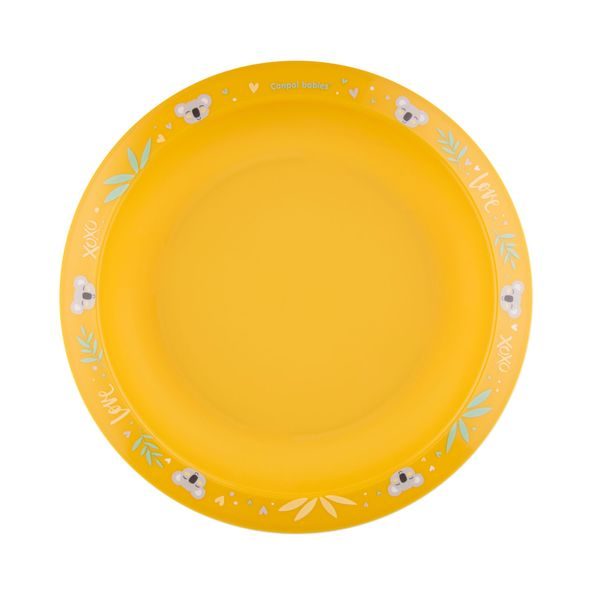 CANPOL BABIES JÍDELNÍ SADA EXOTIC ANIMALS 2KS ŽLUTÁ - MISKY, TALÍŘKY A PODLOŽKY - KRMENÍ