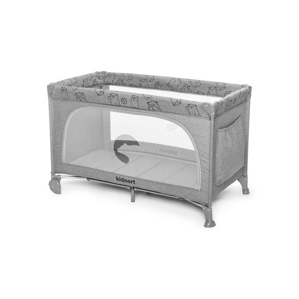 KIDNORT CESTOVNÍ POSTÝLKA KIDNORT IHALIG SVĚTLE ŠEDÁ - CESTOVNÍ POSTÝLKY - SPINKÁNÍ