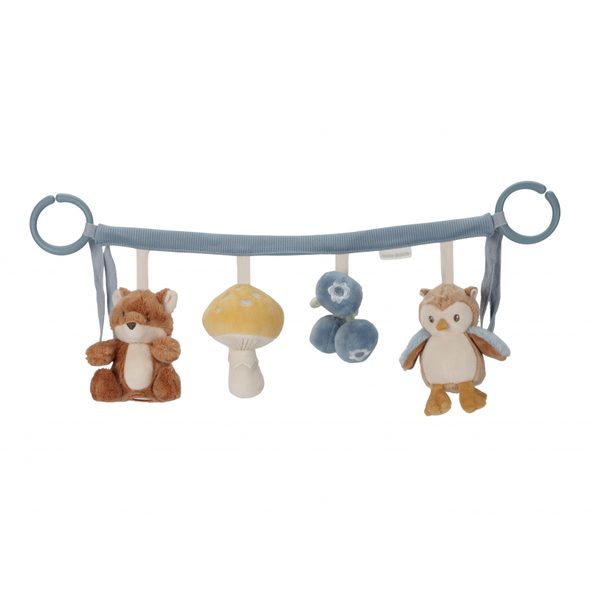LITTLE DUTCH ŘETĚZ NA AUTOSEDAČKU FOREST FRIENDS - HRAČKY K ZAVĚŠENÍ - PRO DĚTI