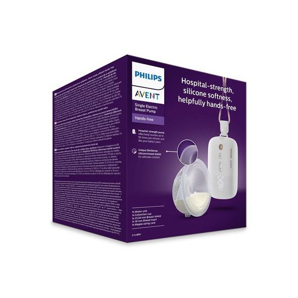 PHILIPS AVENT ODSÁVAČKA MATEŘSKÉHO MLÉKA ELEKTRICKÁ HANDS-FREE PREMIUM PLUS SCF531/11 - ODSÁVAČKY MATEŘSKÉHO MLÉKA - KRMENÍ
