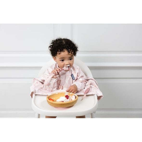 BIBADO HANDI DĚTSKÝ PŘÍBOR S KLIPEM BLUSH - LŽIČKY A PŘÍBORY - KRMENÍ