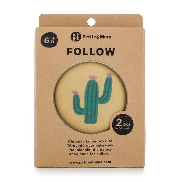 PETITE&MARS CHRÁNIČE KOLEN ELASTICKÉ NA LEZENÍ FOLLOW - KOJENECKÉ CAPÁČKY - PRO DĚTI