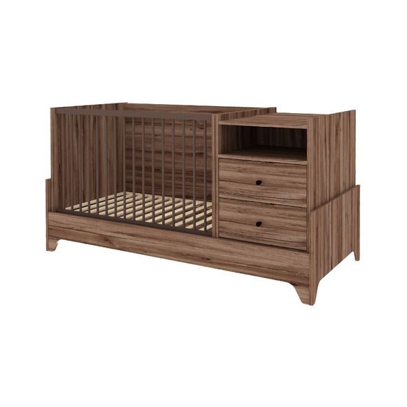 KOMBI POSTÝLKA FAKTUM NEST WALNUT 70X - DŘEVĚNÉ POSTÝLKY - SPINKÁNÍ