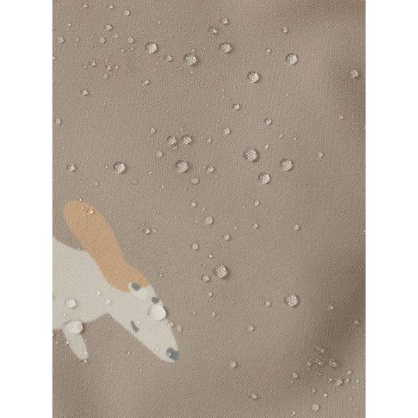 LEOKID SOFTSHELLOVÁ KOMBINÉZA LILO BEIGE WOOF VEL. 98 - ZIMNÍ KOMBINÉZY - PRO DĚTI