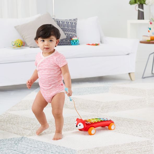 SKIP HOP XYLOFON EXPLORE&MORE - LIŠÁK 12M+ - HUDEBNÍ NÁSTROJE - PRO DĚTI