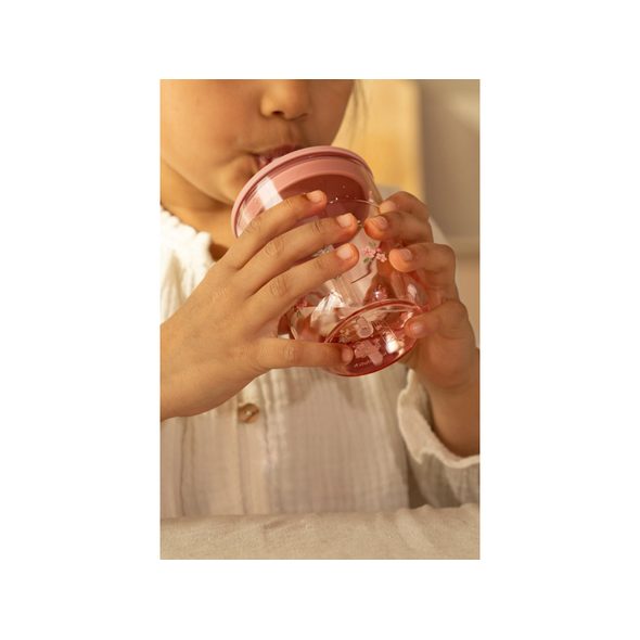 LITTLE DUTCH KELÍMEK S BRČKEM 250 ML FAIRY GARDEN - DĚTSKÉ HRNEČKY - KRMENÍ