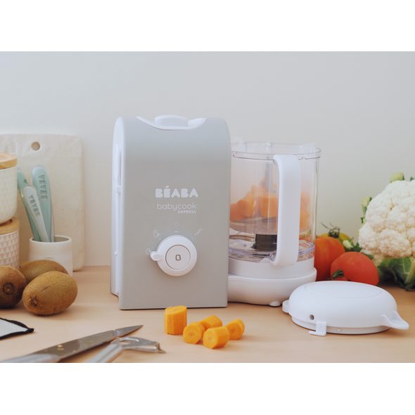 BEABA PARNÍ VAŘIČ + MIXÉR BABYCOOK EXPRESS VELVET GREY - KUCHYŇSKÉ PŘÍSTROJE - KRMENÍ