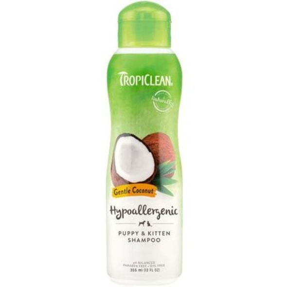 TROPICLEAN ŠAMPON HYPO-ALLERGENIC - HYPOALERGENNÍ - 355 ML - ŠAMPONY PRO PSY - CHOVATELSKÉ POTŘEBY MALVÍKZOO