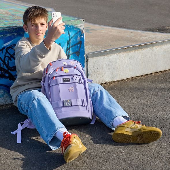 LÄSSIG ŠKOLNÍ BATOH ORIGIN BOLD LAVENDER - BATOHY A TAŠKY - PRO DĚTI