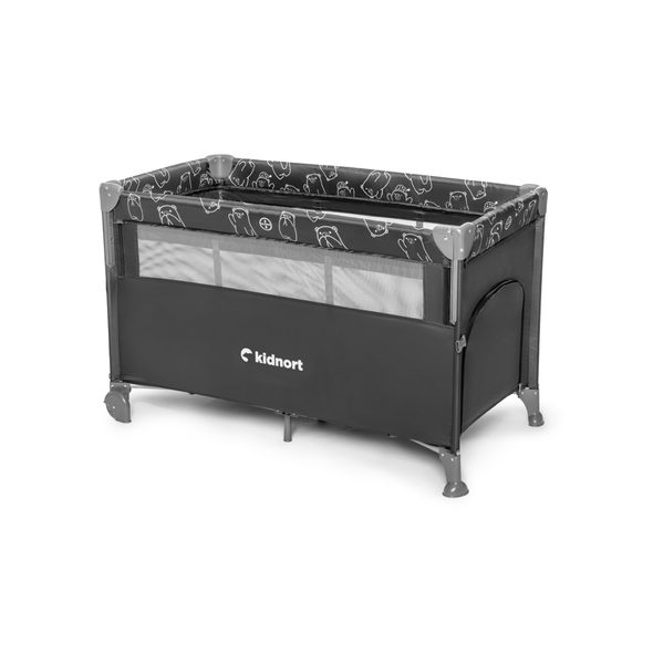 KIDNORT CESTOVNÍ POSTÝLKA KIDNORT NÄSTE TMAVĚ ŠEDÁ - CESTOVNÍ POSTÝLKY - SPINKÁNÍ