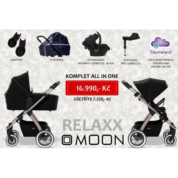 MOON RELAXX ALL IN ONE - TROJKOMBINACE - KOČÁRKY A PŘÍSLUŠENSTVÍ