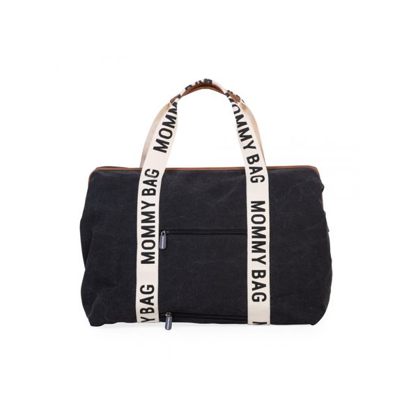 CHILDHOME PŘEBALOVACÍ TAŠKA MOMMY BAG CANVAS BLACK - PŘEBALOVACÍ TAŠKY - KOČÁRKY A PŘÍSLUŠENSTVÍ