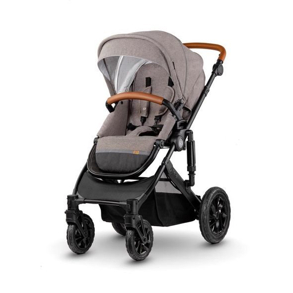 KINDERKRAFT KOČÁREK KOMBINOVANÝ PRIME 3V1 BEIGE + KOŠ NA PLENY ANGELCARE - TROJKOMBINACE - KOČÁRKY A PŘÍSLUŠENSTVÍ