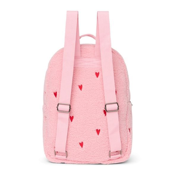 STUDIO NOOS TEDDY MIDI BACKPACK - BATŮŽEK | LIGHT PINK HEARTS - BATOHY A TAŠKY - PRO DĚTI