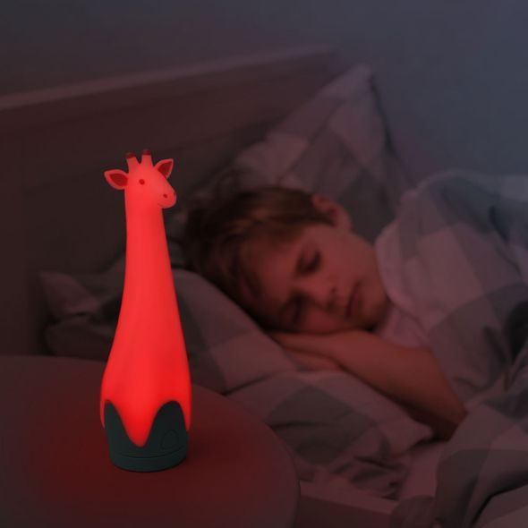 ZAZU ŽIRAFA GINA ŠEDÁ - SVÍTILNA S NOČNÍM SVĚTLEM - NOČNÍ SVĚTLA - SPINKÁNÍ