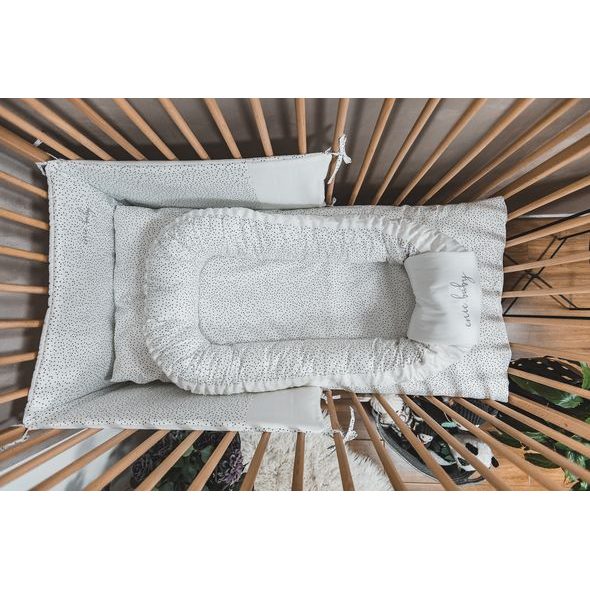 ENIE BABY POVLEČENÍ SATINE 100X140 A 40X60CM DROP - POVLEČENÍ DO POSTÝLKY - SPINKÁNÍ