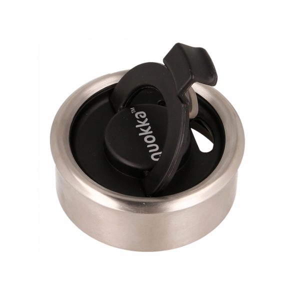 QUOKKA NEREZOVÝ TERMOHRNEK SE SÍTKEM BOOST CARBON BLACK 400 ML - TERMOOBALY A TERMOSKY - KRMENÍ