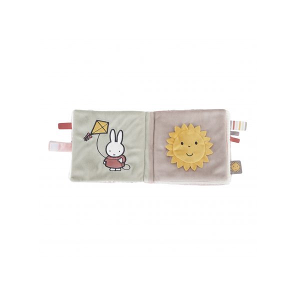 LITTLE DUTCH TEXTILNÍ KNÍŽKA S AKTIVITAMI KRÁLÍČEK MIFFY FLUFFY PINK - KNÍŽKY PRO NEJMENŠÍ - PRO DĚTI