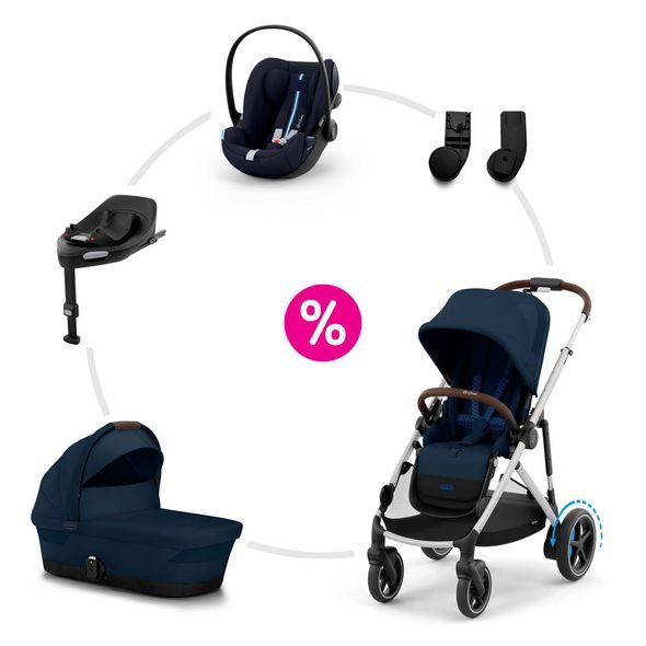 CYBEX E-GAZELLE S + COT S + CLOUD G PLUS + BASE G + ADAPTÉRY 2025 - SPORTOVNÍ KOČÁRKY - KOČÁRKY A PŘÍSLUŠENSTVÍ