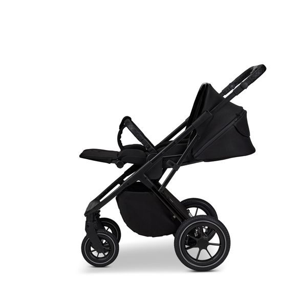 MOON PIÚ BLACK CHROME - ONYX - DVOJKOMBINACE - KOČÁRKY A PŘÍSLUŠENSTVÍ