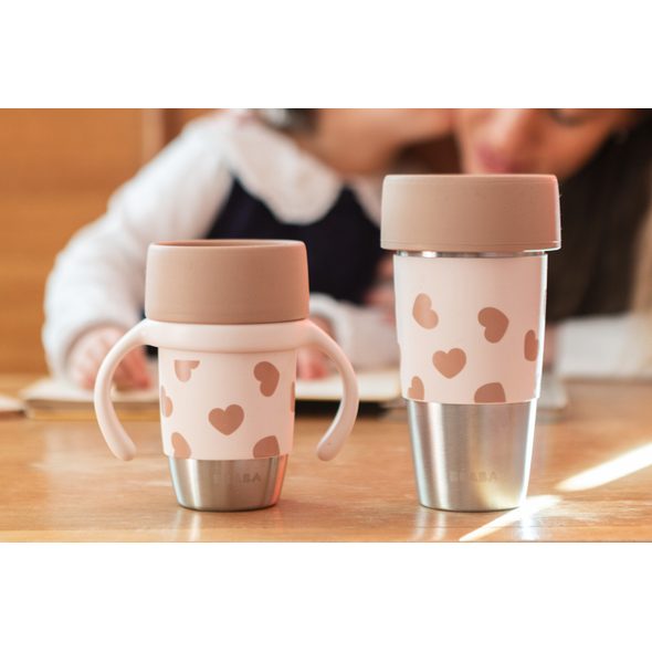 BEABA HRNKY NEREZOVÉ 2 KS MINI & ME BIGLOVE - DĚTSKÉ HRNEČKY - KRMENÍ