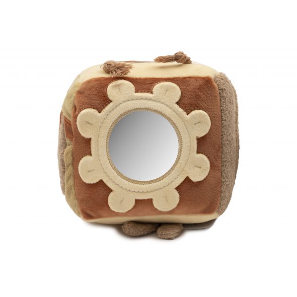 JOLLEIN KOSTKA TEXTILNÍ KANGAROOTS - SENZORICKÉ HRAČKY - PRO DĚTI