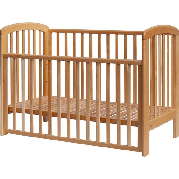 SCARLETT DĚTSKÁ POSTÝLKA SCARLETT DONA - PŘÍRODNÍ - STAHOVACÍ BOČNICE - 120 X 60 CM - DŘEVĚNÉ POSTÝLKY - SPINKÁNÍ