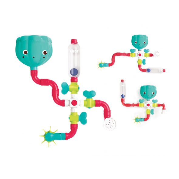 LUDI VODNÍ MLÝNEK S POTRUBÍM DO KOUPELE - HRAČKY DO VANY - PRO DĚTI