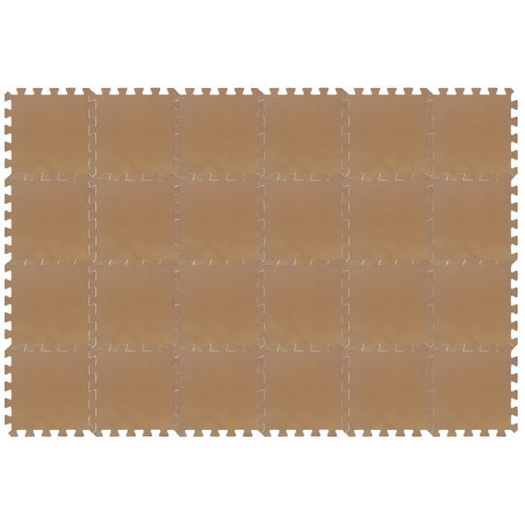 RIALTO BABY HRACÍ PODLOŽKA PUZZLE BROWN 180X120CM - HRACÍ PODLOŽKY NA ZEM - SPINKÁNÍ