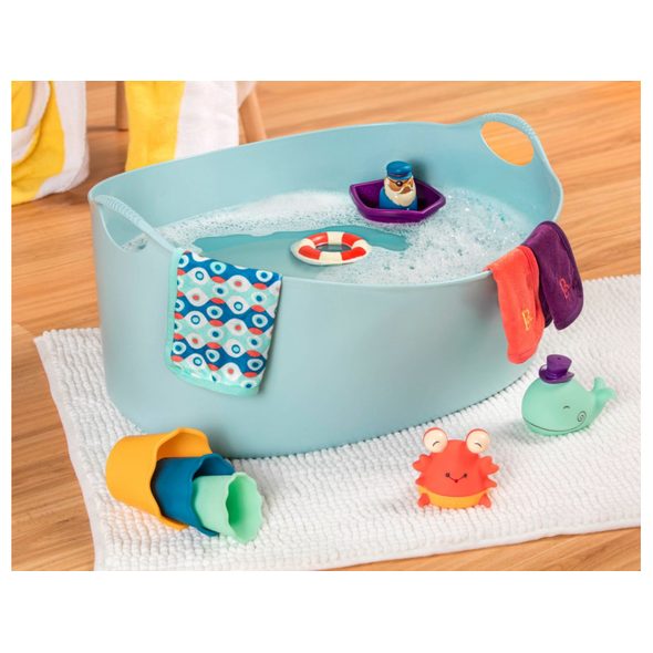 B-TOYS SADA HRAČEK DO KOUPELE WEE B. SPLASHY - HRAČKY DO VANY - PRO DĚTI