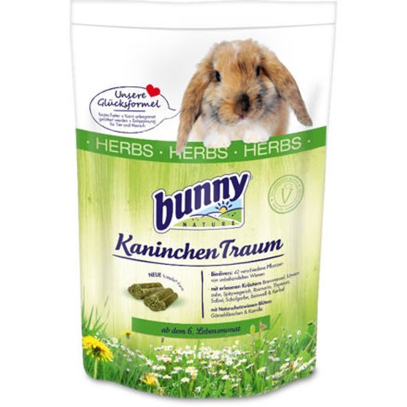 BUNNY NATURE BUNNY NATURE KRMIVO PRO KRÁLÍKY - HERBS 1,5 KG - KRMIVO - CHOVATELSKÉ POTŘEBY MALVÍKZOO