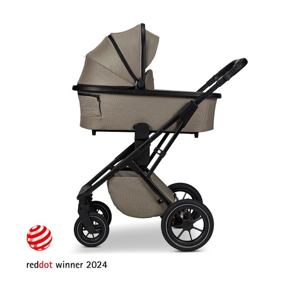 MOON PIÚ BLACK MATT - MUD - DVOJKOMBINACE - KOČÁRKY A PŘÍSLUŠENSTVÍ