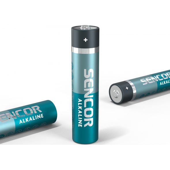 SENCOR ALKALICKÉ BATERIE AAA 4 KS - BATERIE - PRO DĚTI