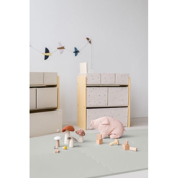 3 SPROUTS PĚNOVÁ HRACÍ PODLOŽKA TURTLEDOVE GREY - HRACÍ PODLOŽKY NA ZEM - SPINKÁNÍ