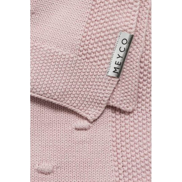 MEYCO DEKA KNOTS - PINK - DĚTSKÉ DEKY PRO MIMINKA - SPINKÁNÍ