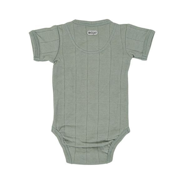 LODGER ROMPER SHORT SLEEVES TRIBE SILT GREEN 62 - BODY - PRO DĚTI