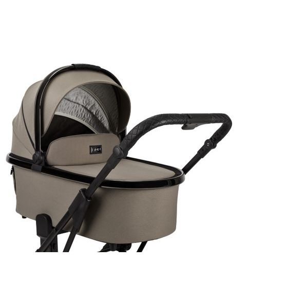 MOON PIÚ BLACK CHROME / MUD 2024 - DVOJKOMBINACE - KOČÁRKY A PŘÍSLUŠENSTVÍ