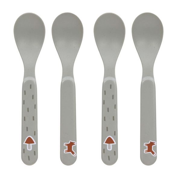 LÄSSIG SPOON SET PP/CELLULOSE LITTLE FOREST FOX - LŽIČKY A PŘÍBORY - KRMENÍ