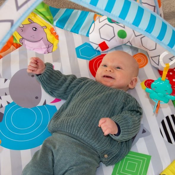 BO JUNGLE HRACÍ DEKA TROPICAL DISCOVERY MUSIC & LIGHT & BALLS - HRACÍ DEKY - PRO DĚTI