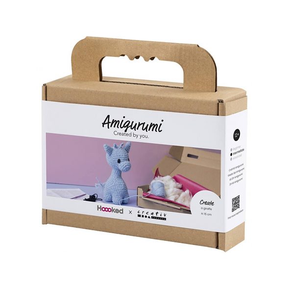 CREATIV COMPANY SADA NA HÁČKOVÁNÍ AMIGURUMI ŽIRAFA - NAVLÉKÁNÍ - PRO DĚTI